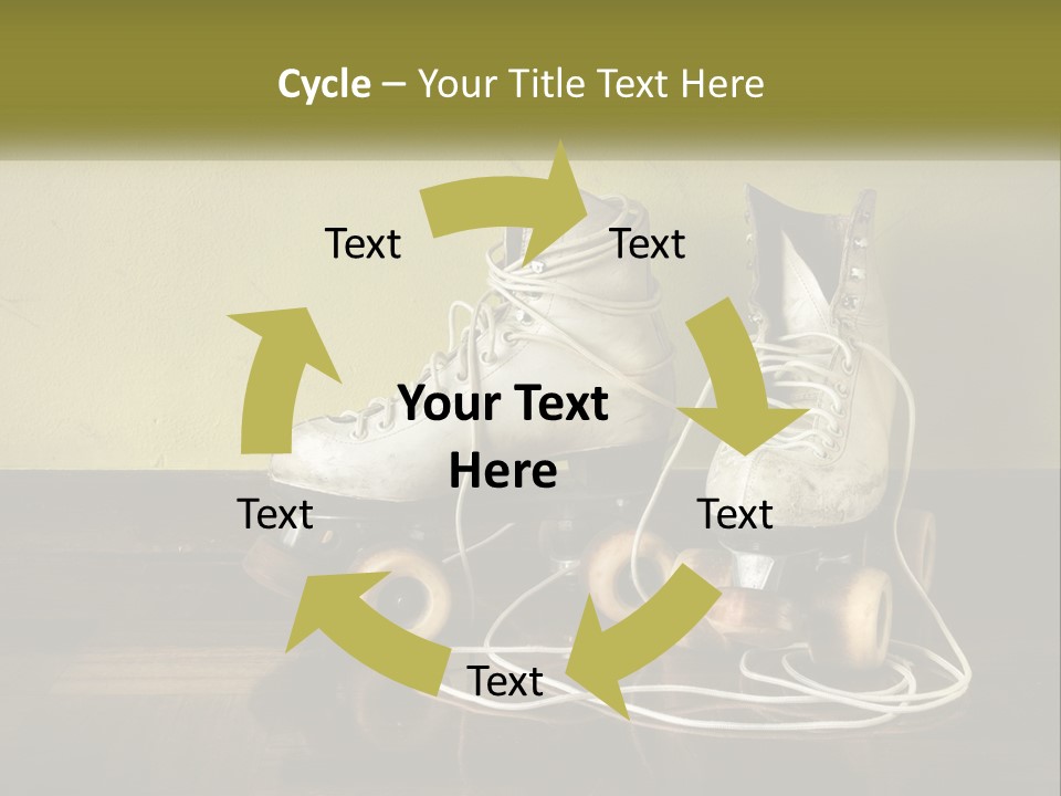 Pair Skating Kids PowerPoint Template