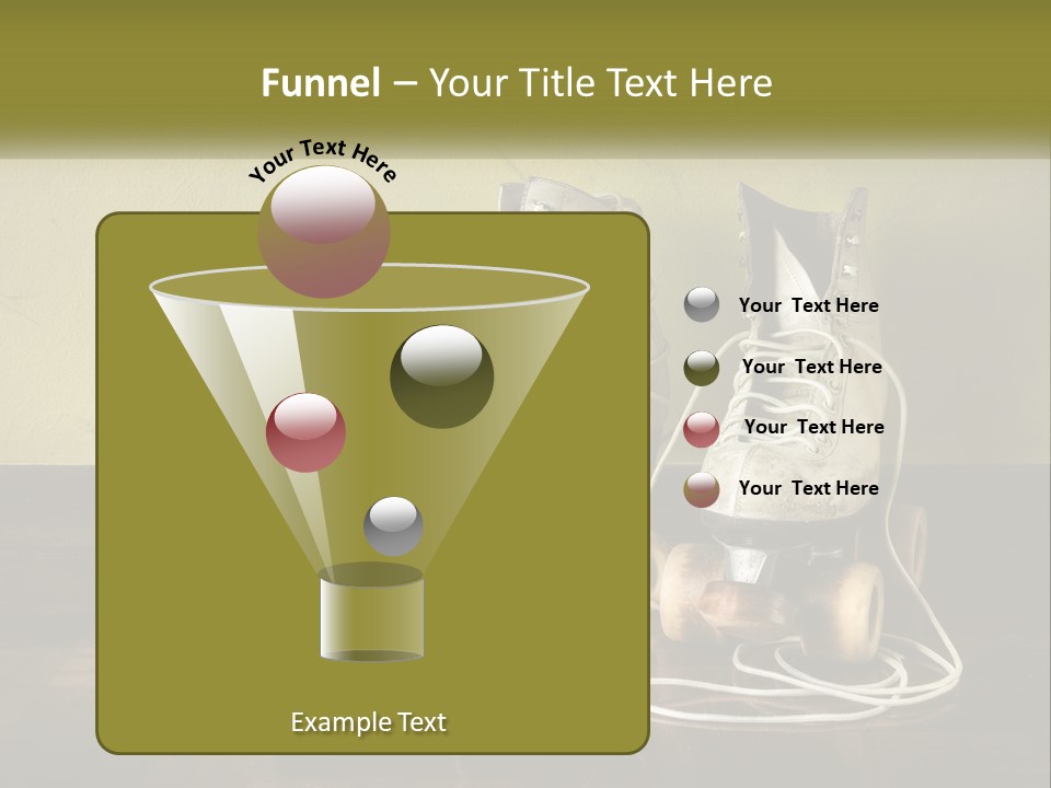 Pair Skating Kids PowerPoint Template