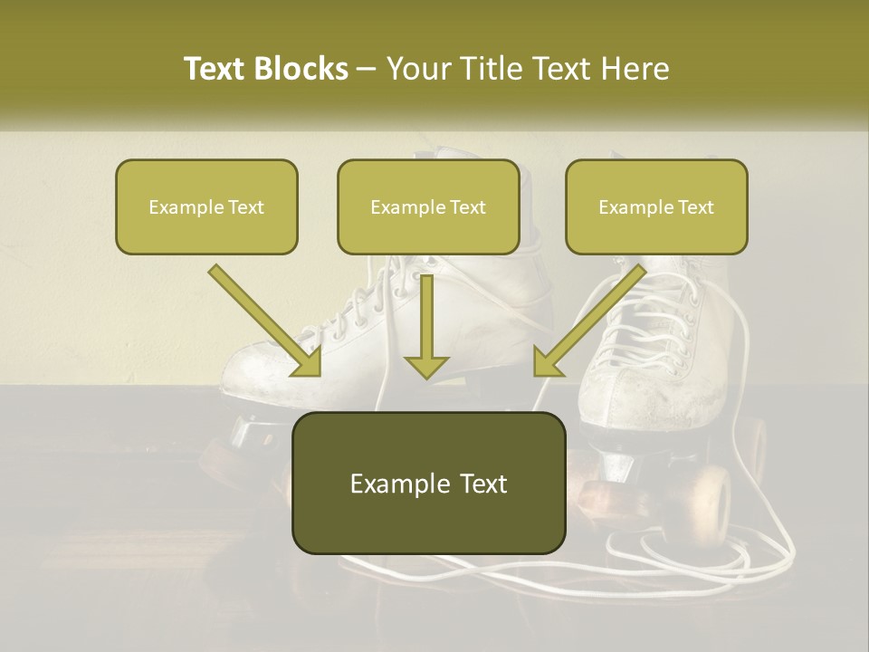 Pair Skating Kids PowerPoint Template