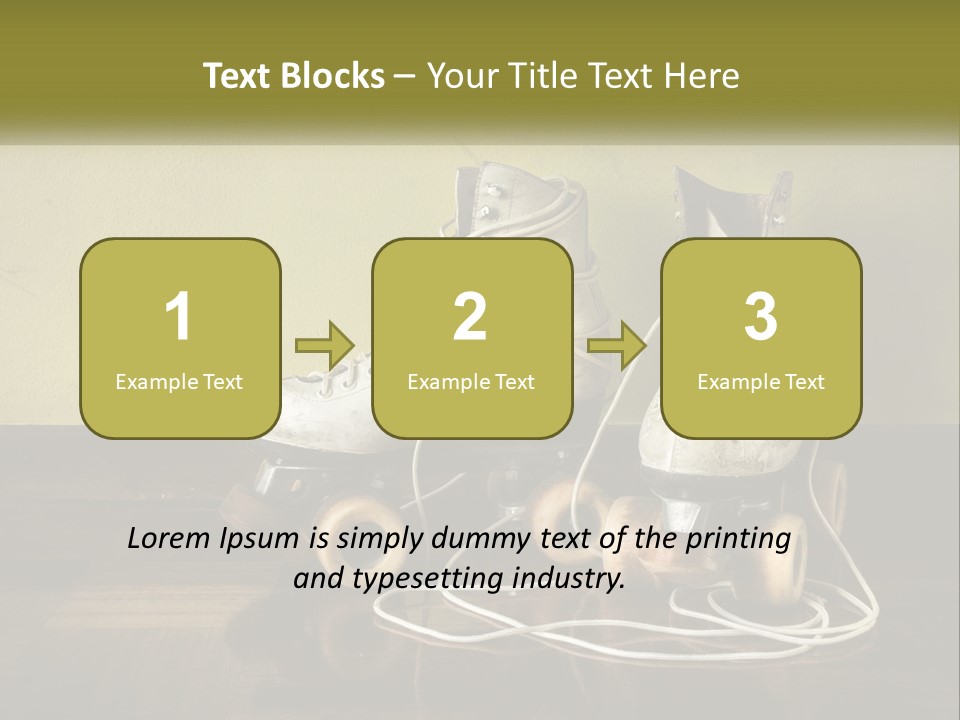 Pair Skating Kids PowerPoint Template