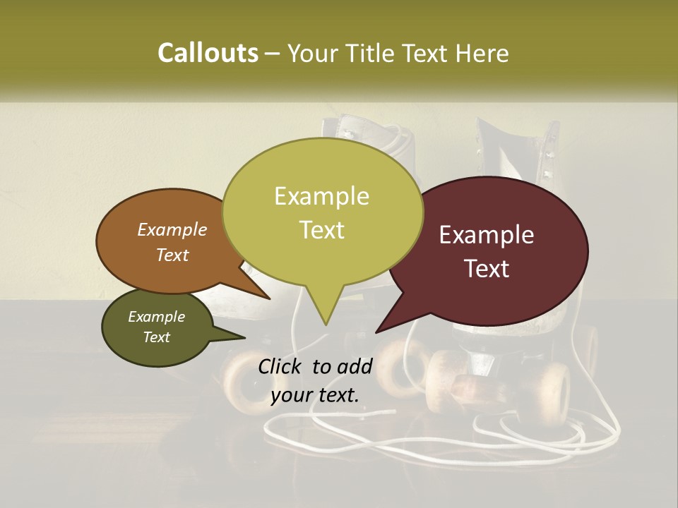 Pair Skating Kids PowerPoint Template