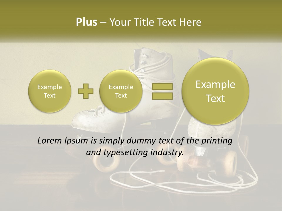 Pair Skating Kids PowerPoint Template