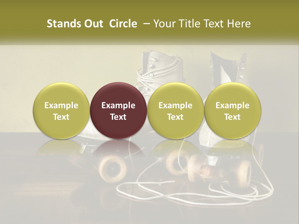 Pair Skating Kids PowerPoint Template