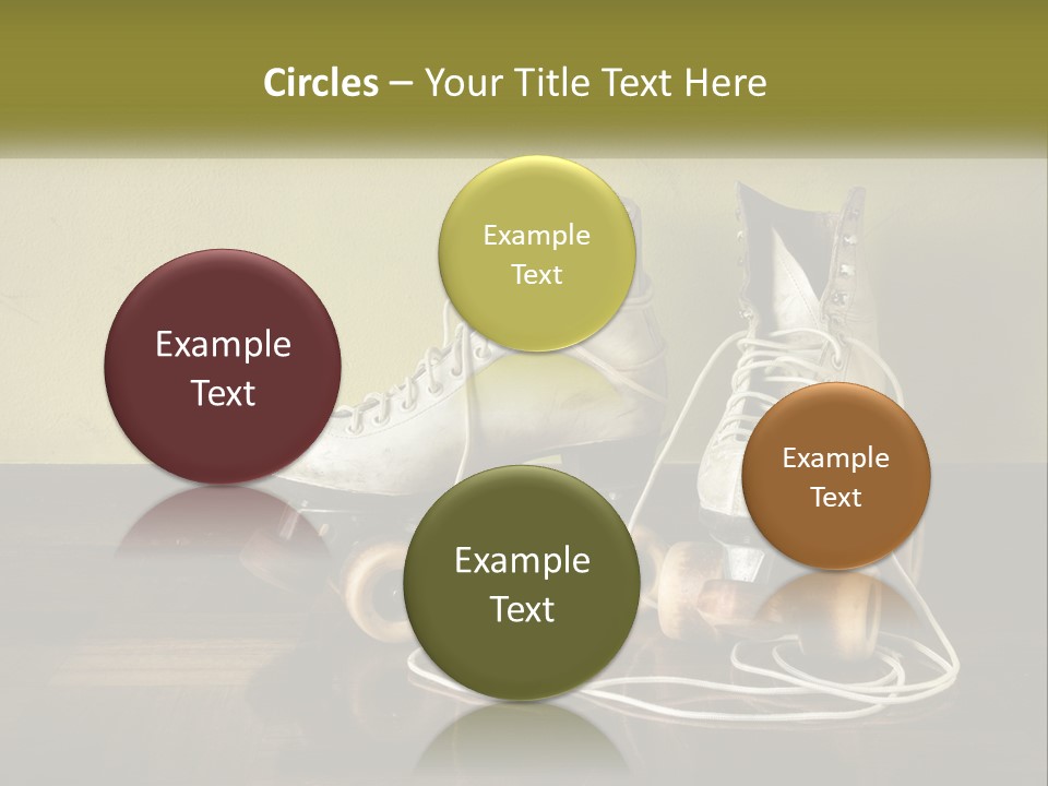 Pair Skating Kids PowerPoint Template