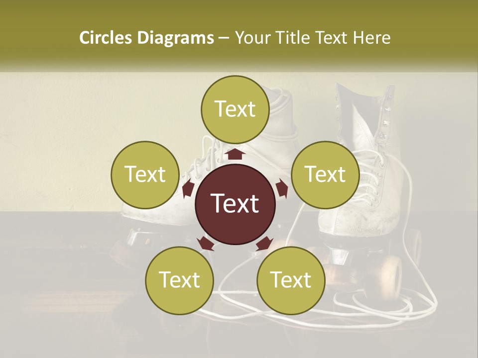 Pair Skating Kids PowerPoint Template