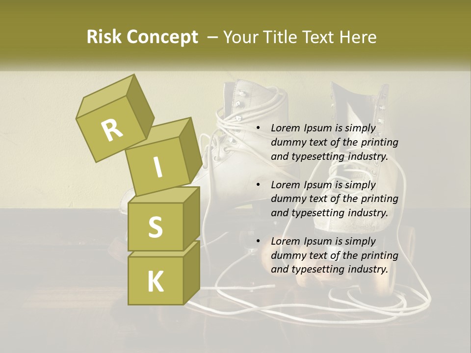 Pair Skating Kids PowerPoint Template