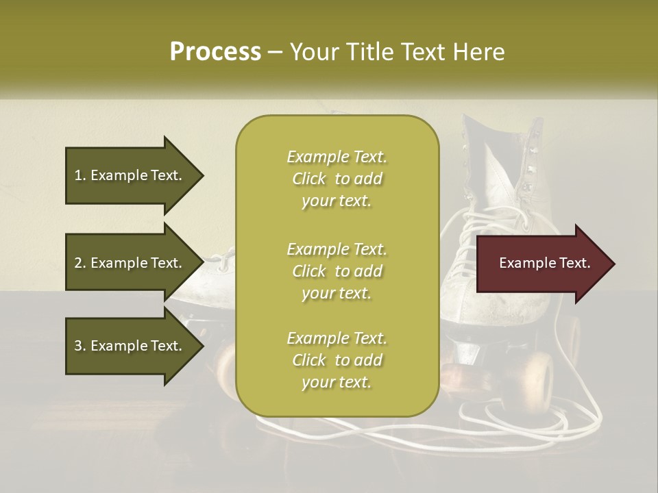 Pair Skating Kids PowerPoint Template