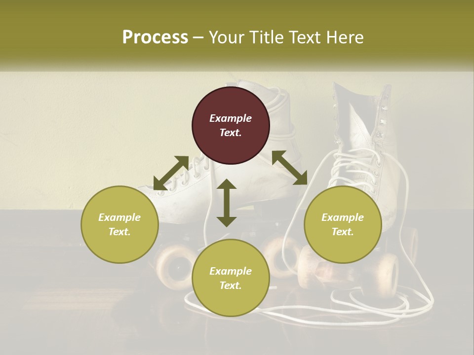 Pair Skating Kids PowerPoint Template