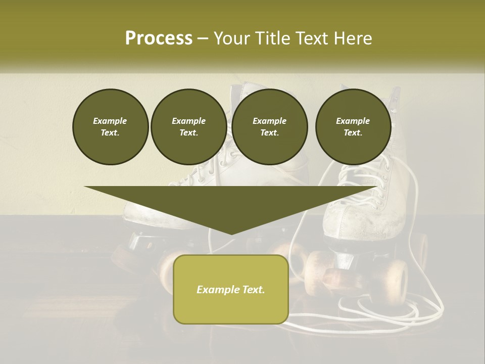 Pair Skating Kids PowerPoint Template