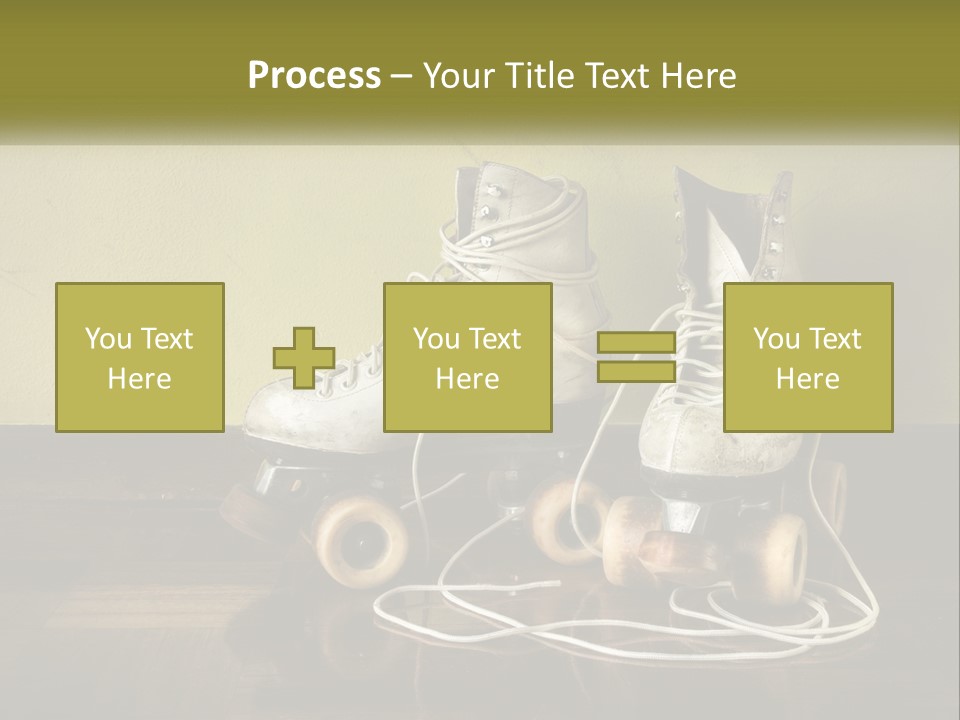 Pair Skating Kids PowerPoint Template