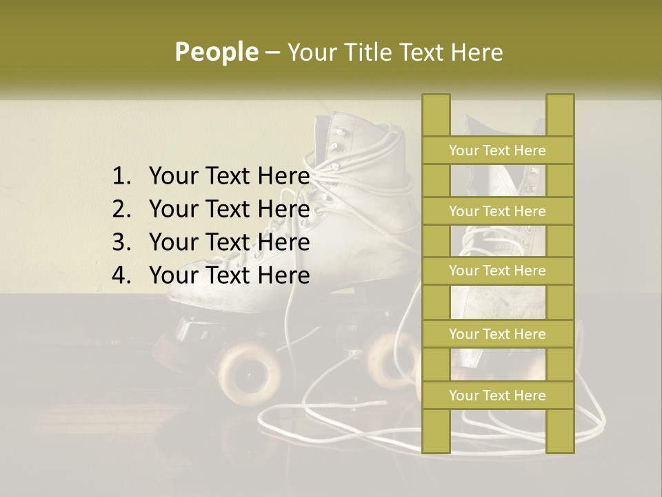 Pair Skating Kids PowerPoint Template