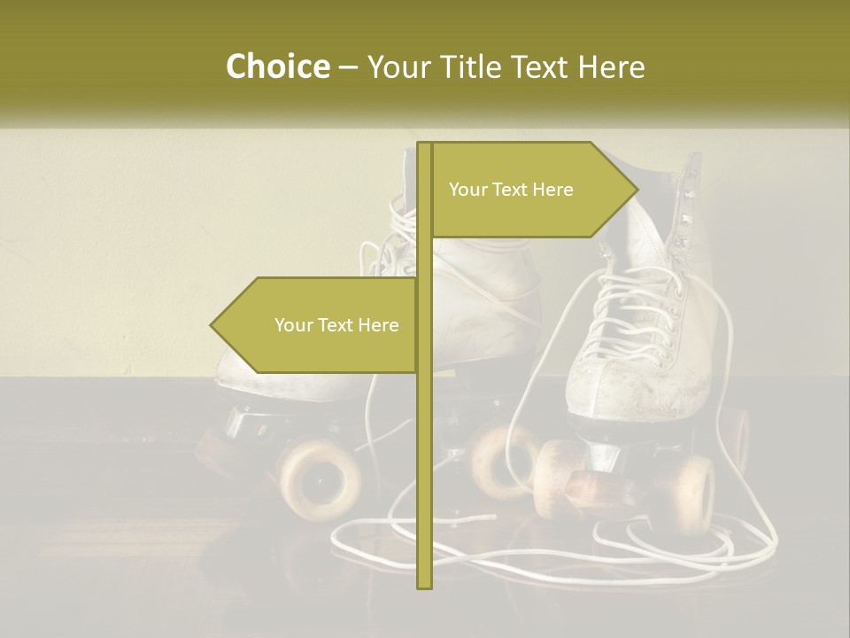 Pair Skating Kids PowerPoint Template