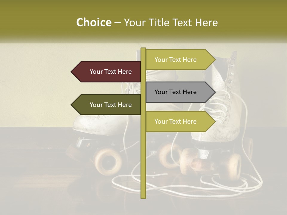 Pair Skating Kids PowerPoint Template