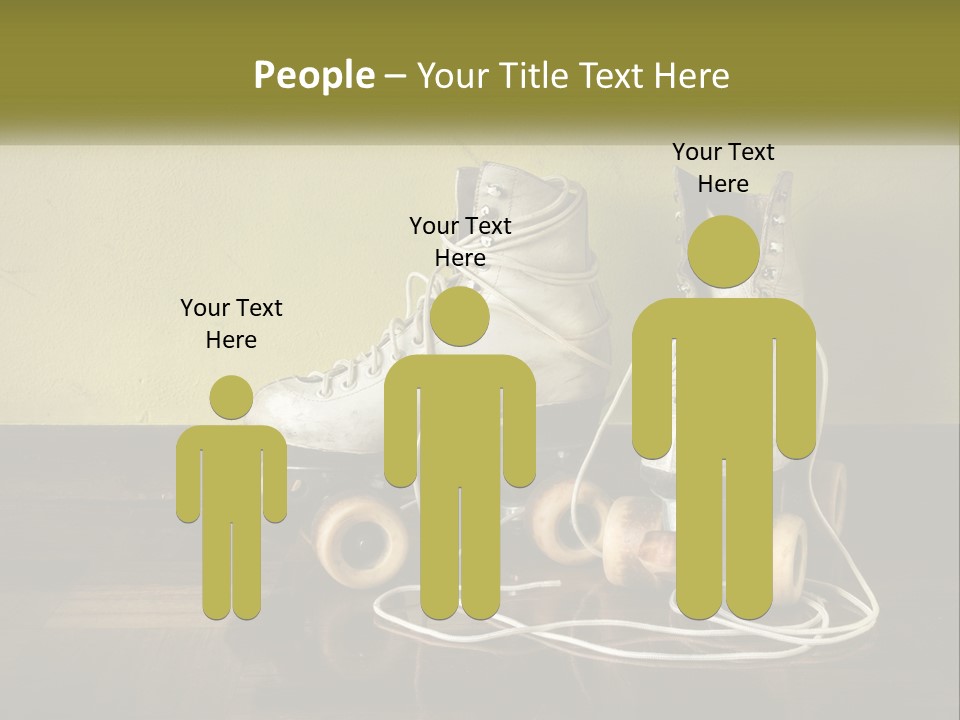 Pair Skating Kids PowerPoint Template