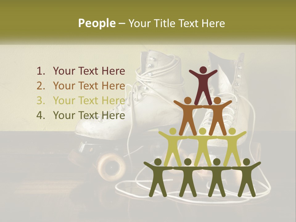 Pair Skating Kids PowerPoint Template