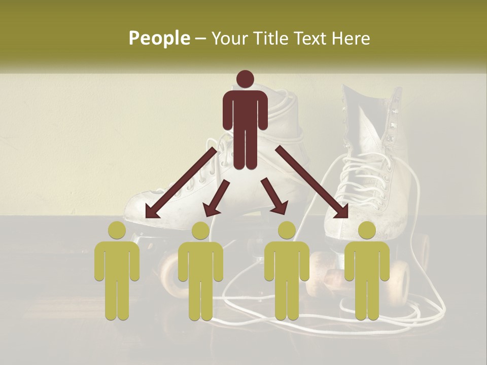 Pair Skating Kids PowerPoint Template