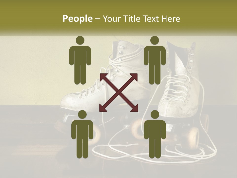 Pair Skating Kids PowerPoint Template