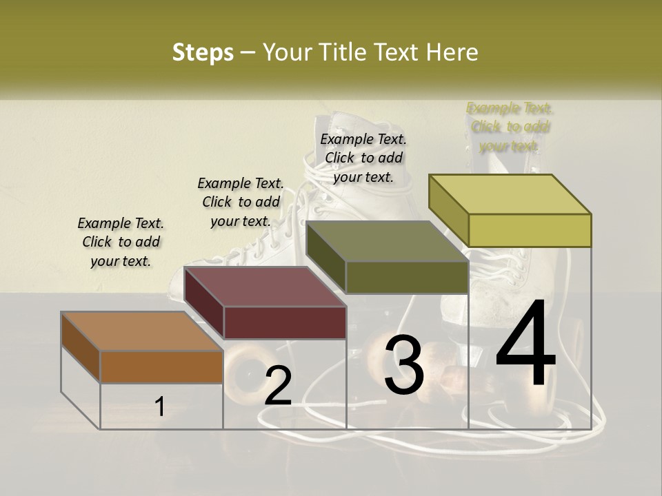 Pair Skating Kids PowerPoint Template