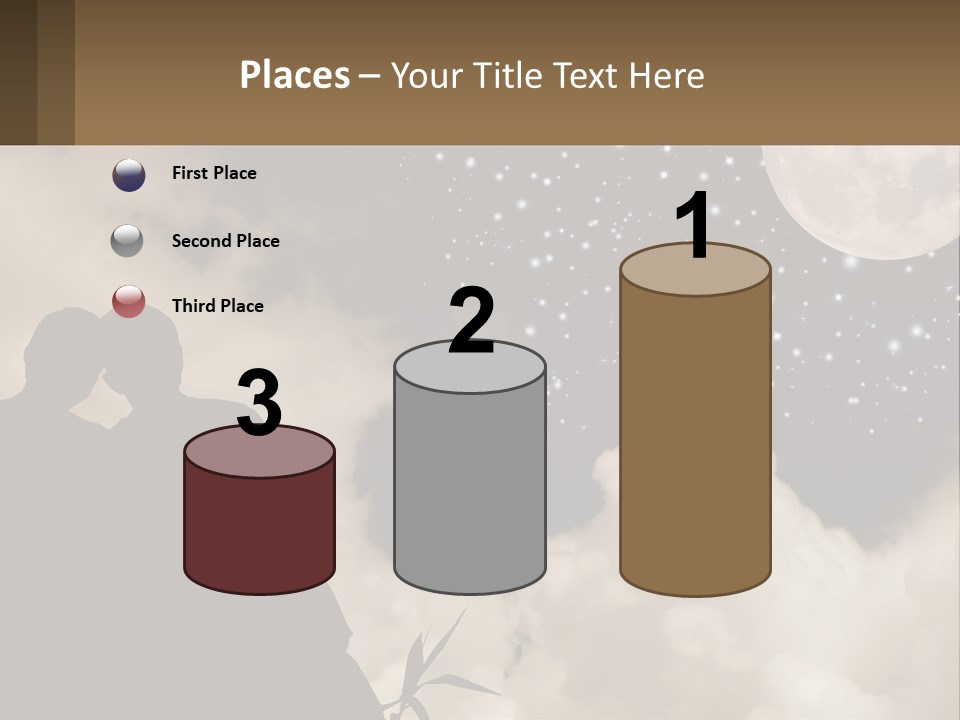 Heart Wedding Parting PowerPoint Template