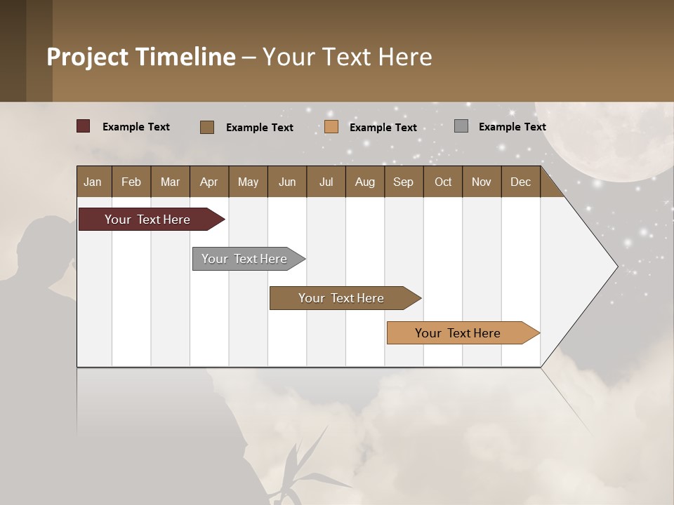 Heart Wedding Parting PowerPoint Template
