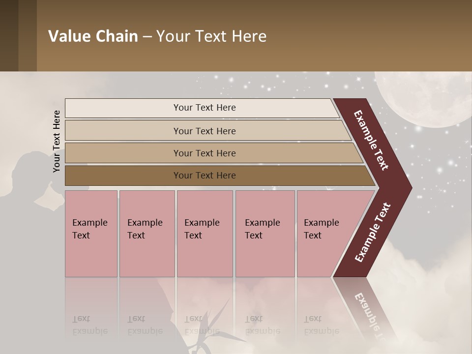 Heart Wedding Parting PowerPoint Template