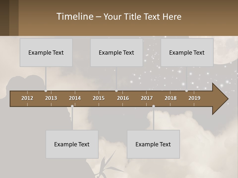 Heart Wedding Parting PowerPoint Template