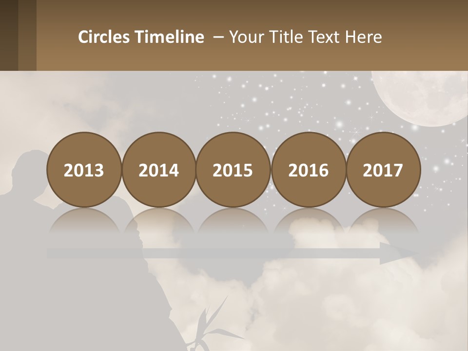 Heart Wedding Parting PowerPoint Template