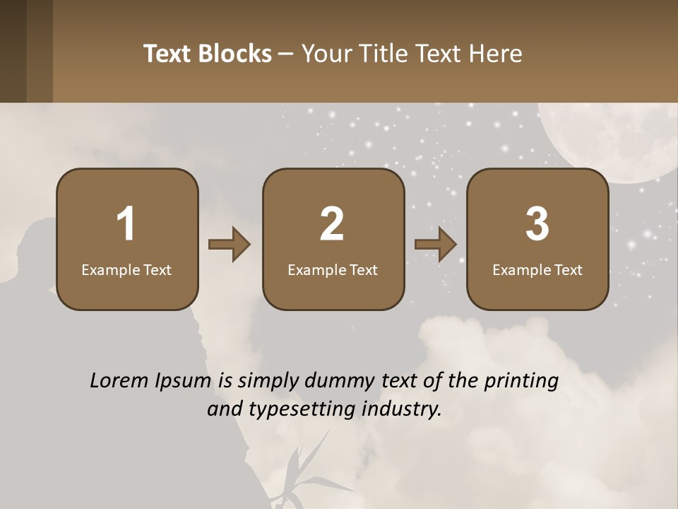 Heart Wedding Parting PowerPoint Template
