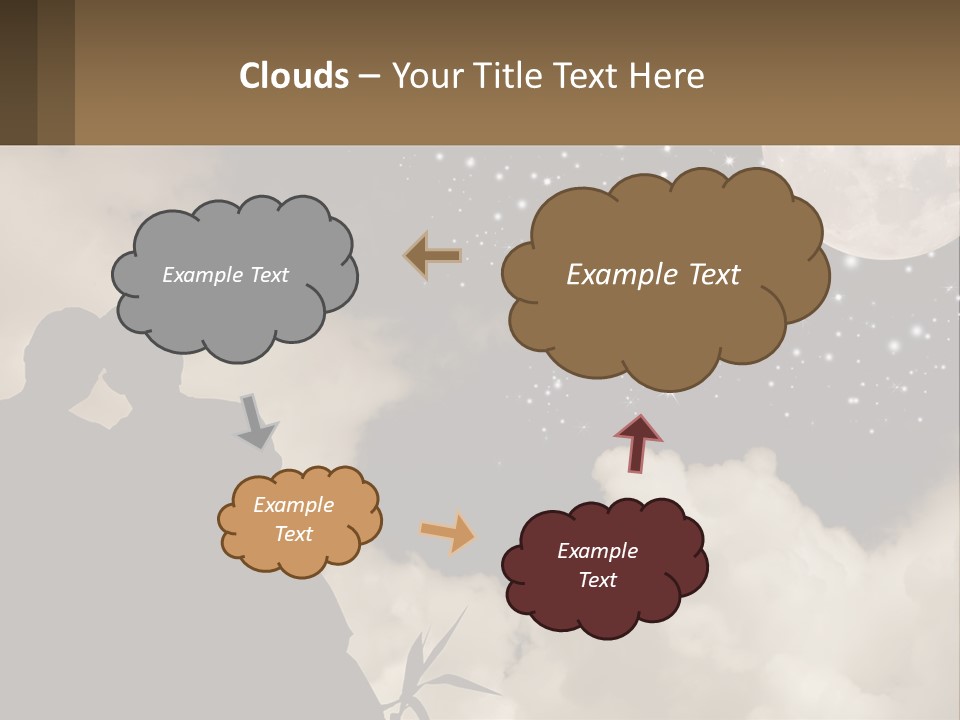Heart Wedding Parting PowerPoint Template