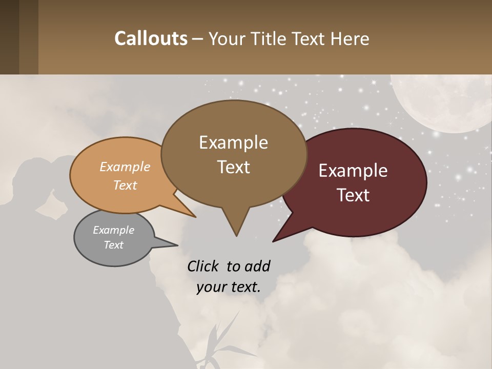 Heart Wedding Parting PowerPoint Template