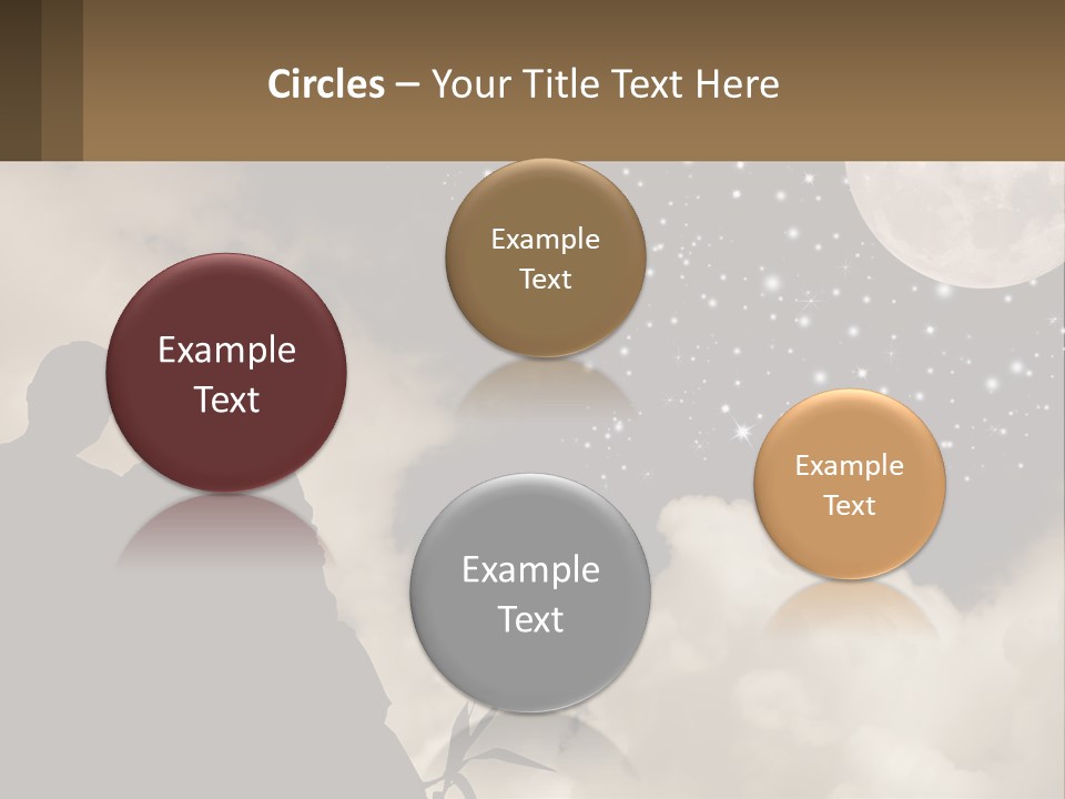 Heart Wedding Parting PowerPoint Template