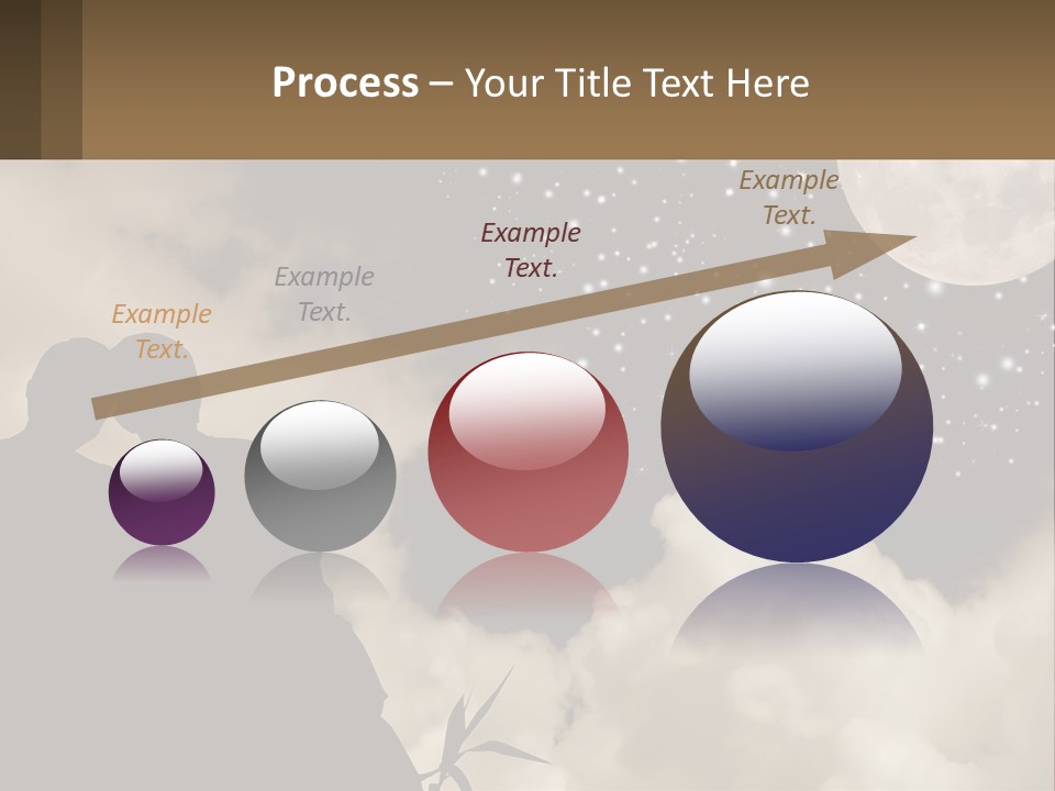 Heart Wedding Parting PowerPoint Template