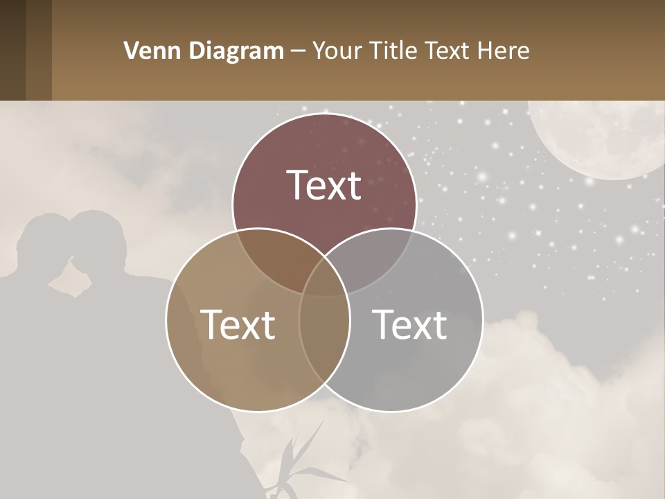 Heart Wedding Parting PowerPoint Template