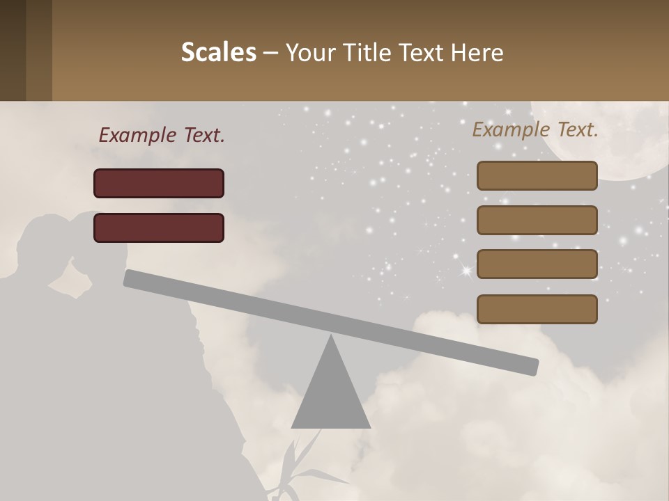 Heart Wedding Parting PowerPoint Template