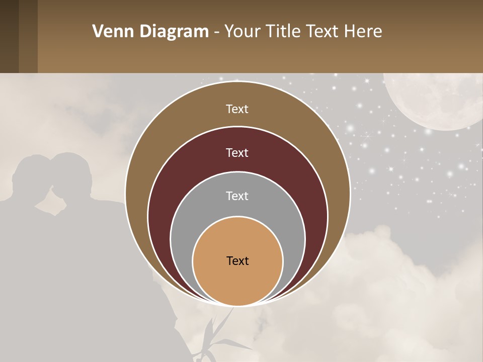 Heart Wedding Parting PowerPoint Template