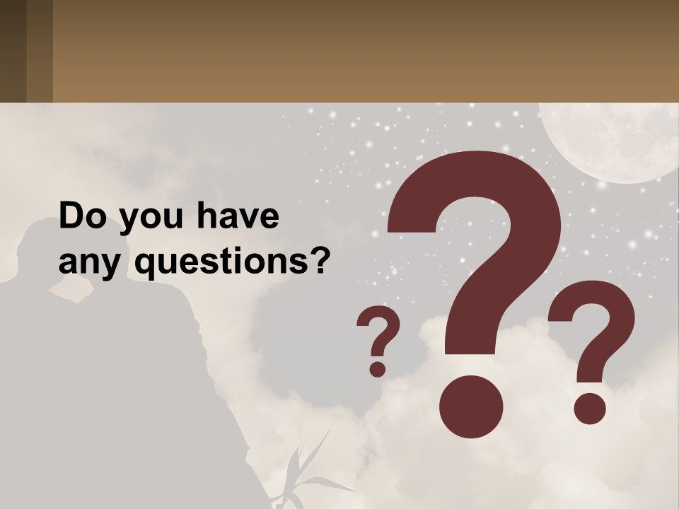 Heart Wedding Parting PowerPoint Template