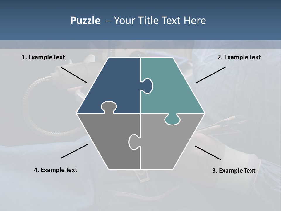Caucasian Male Operating PowerPoint Template