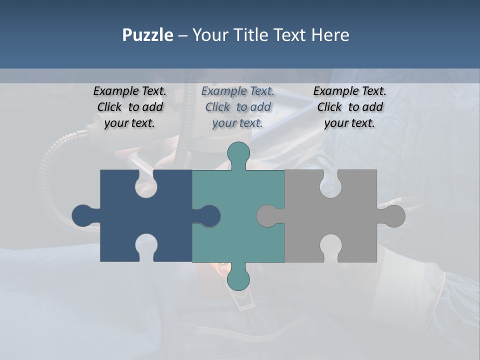 Caucasian Male Operating PowerPoint Template