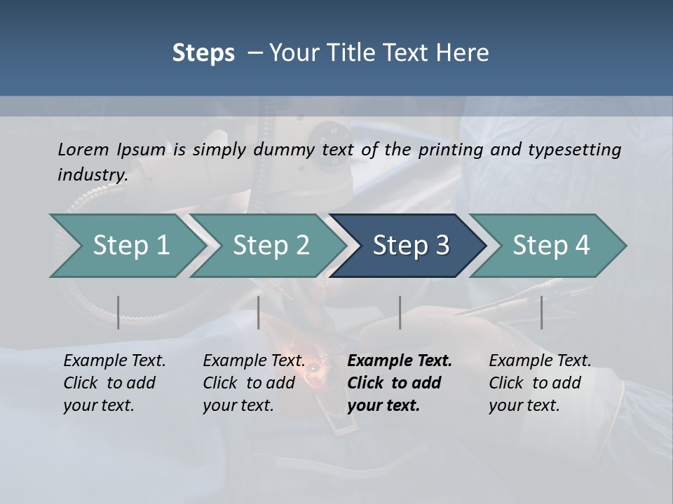Caucasian Male Operating PowerPoint Template
