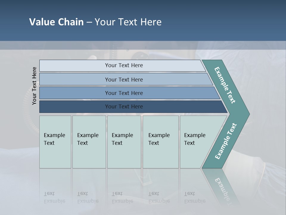 Caucasian Male Operating PowerPoint Template