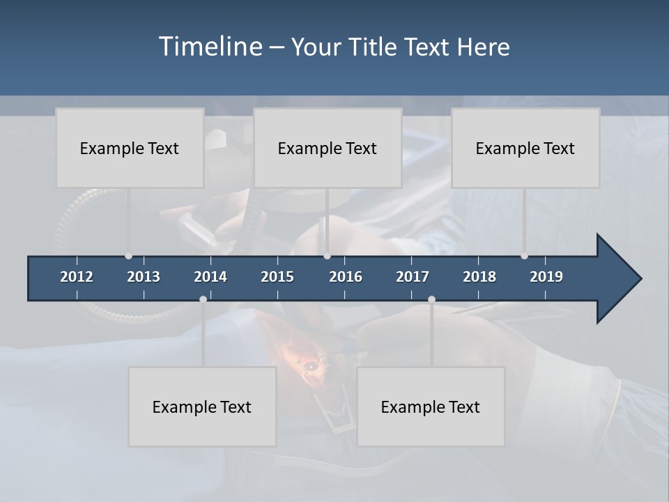 Caucasian Male Operating PowerPoint Template