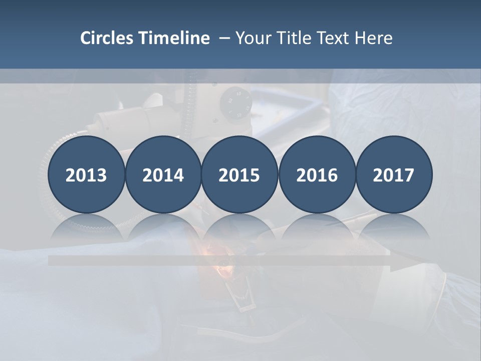 Caucasian Male Operating PowerPoint Template