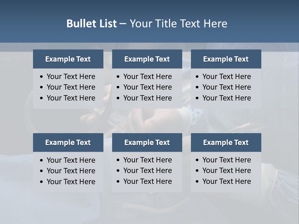Caucasian Male Operating PowerPoint Template