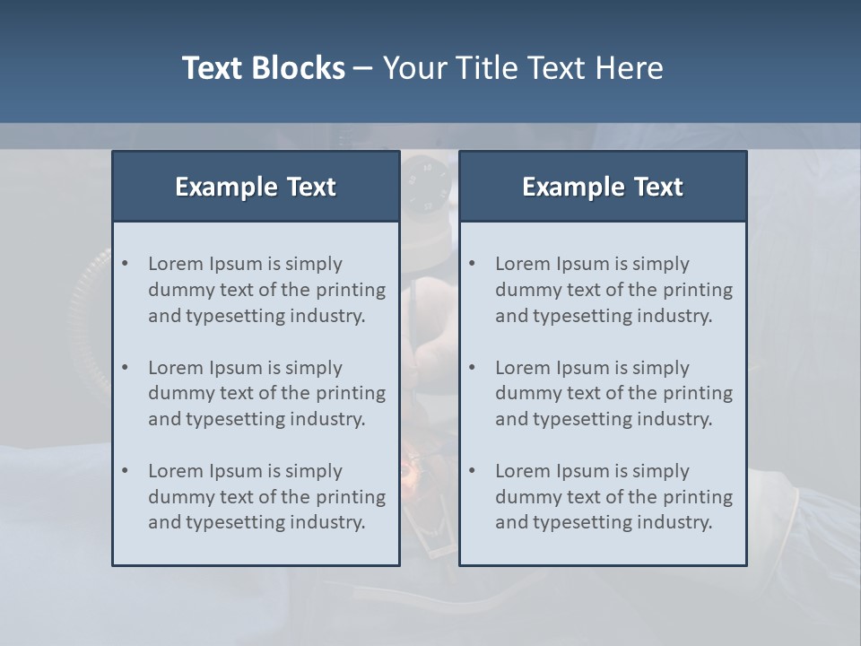 Caucasian Male Operating PowerPoint Template
