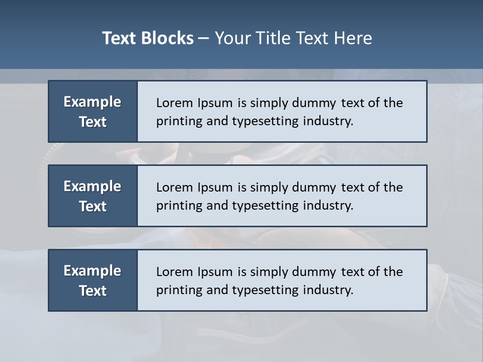 Caucasian Male Operating PowerPoint Template