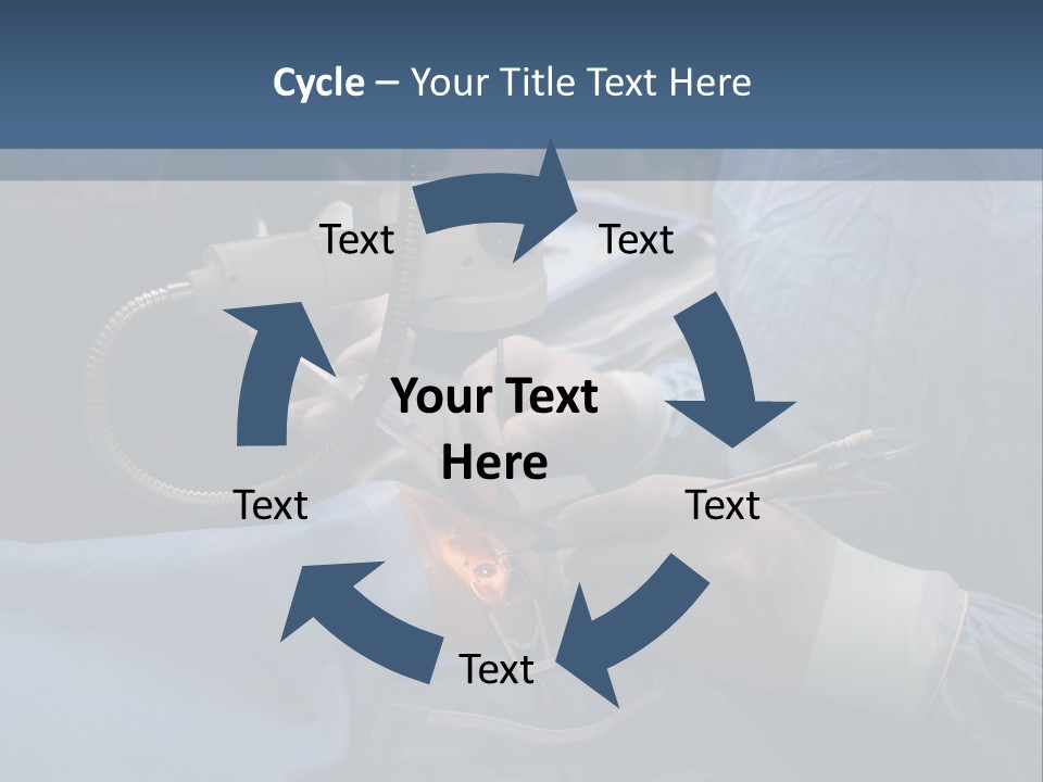 Caucasian Male Operating PowerPoint Template