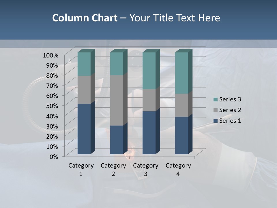 Caucasian Male Operating PowerPoint Template