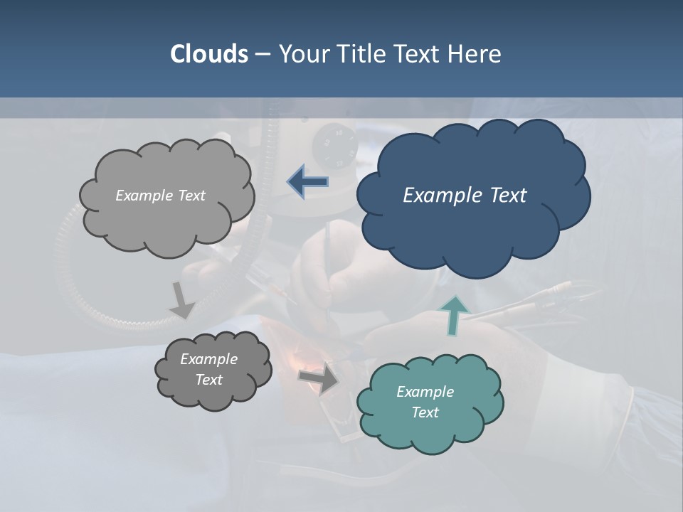 Caucasian Male Operating PowerPoint Template