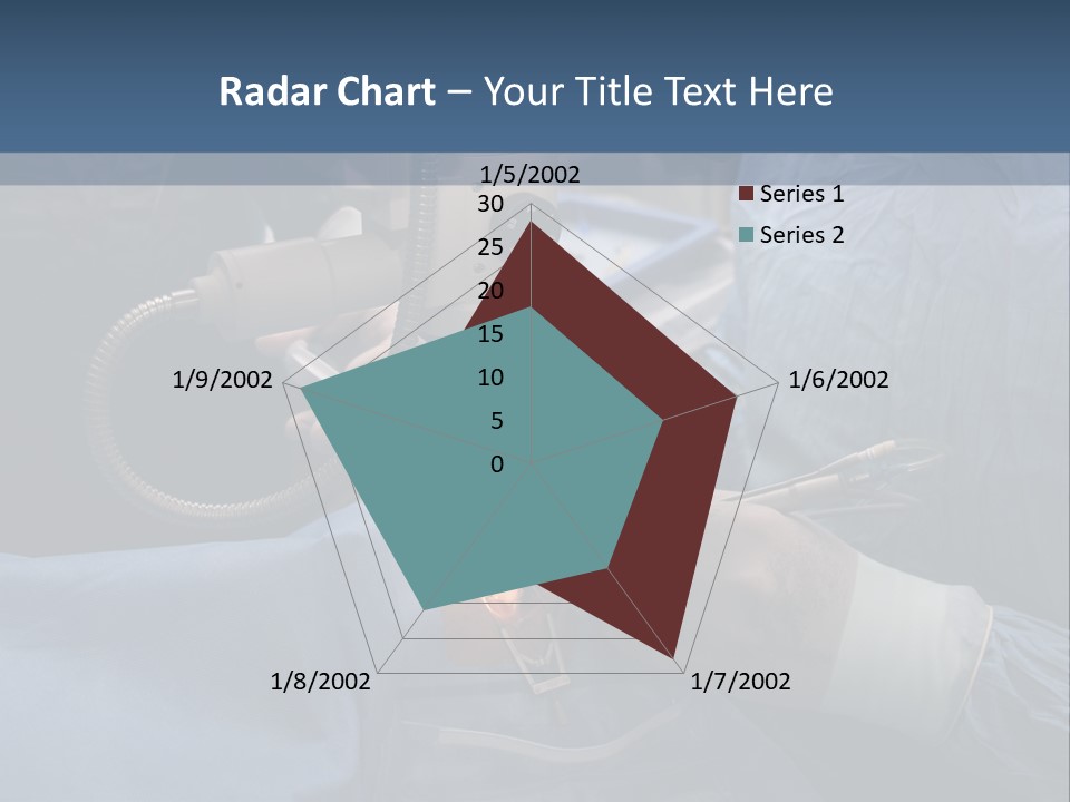 Caucasian Male Operating PowerPoint Template
