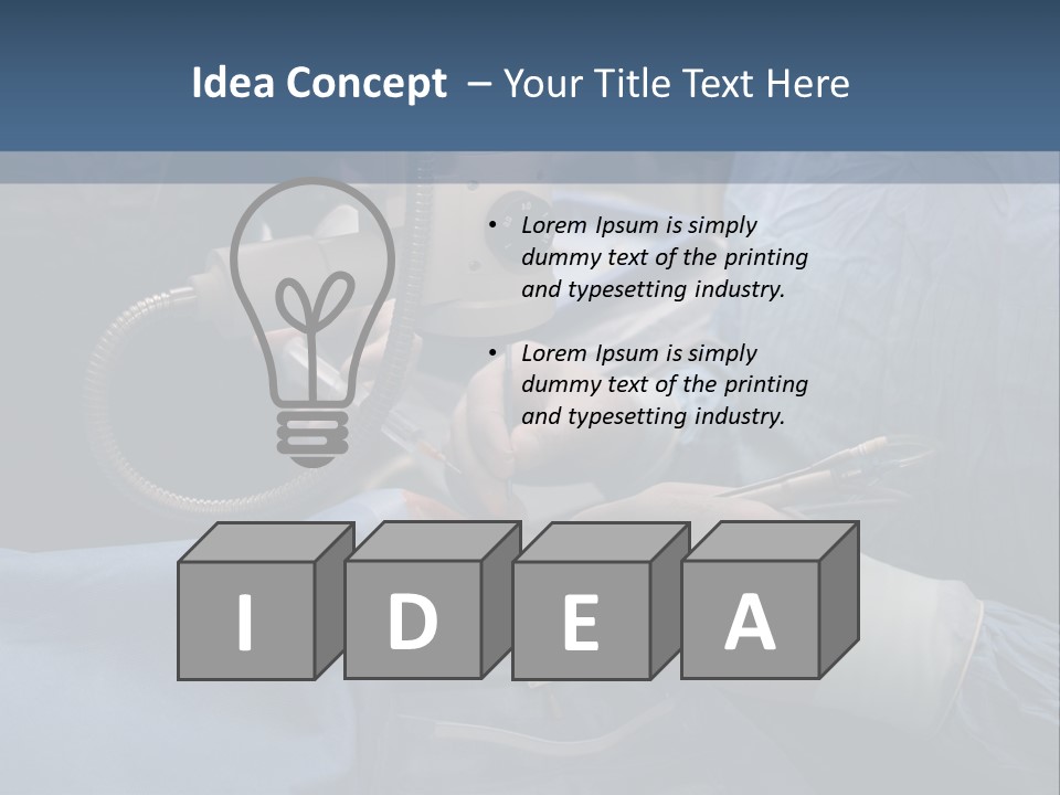 Caucasian Male Operating PowerPoint Template